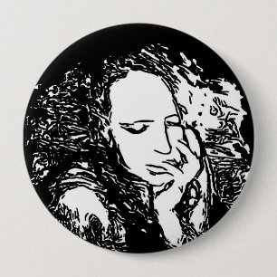 Badge Rond 10 Cm Mauvaise habitude