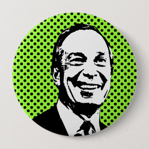 Badge Rond 10 Cm Michael Bloomberg