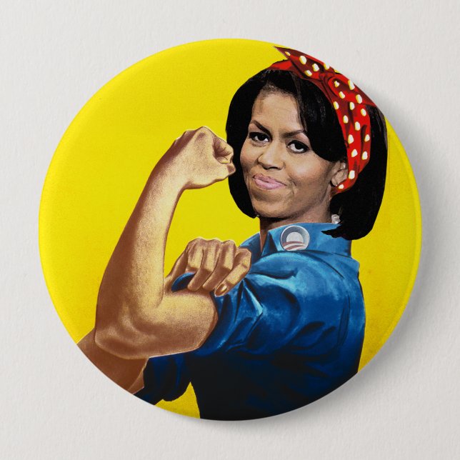 BADGE ROND 10 CM MICHELLE LE RIVOIR (Devant)