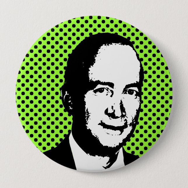 Badge Rond 10 Cm Mitch Daniels 2012 (Devant)