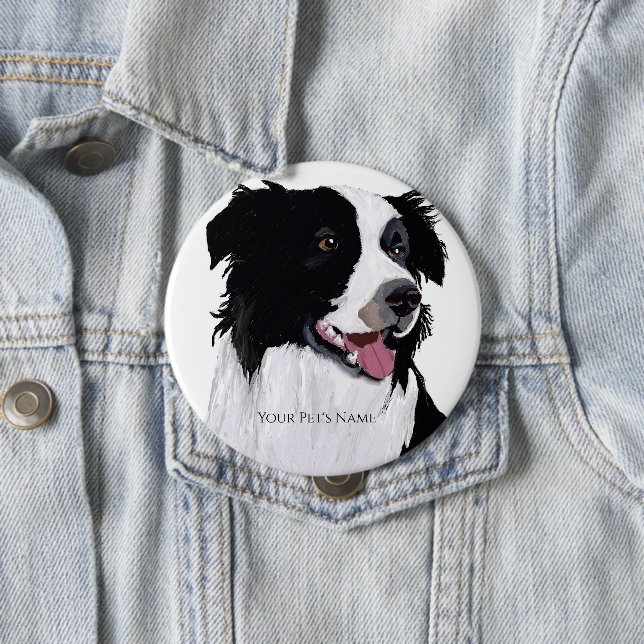 Badge Rond 10 Cm Modèle Créez votre propre animal de compagnie et d (En situation)