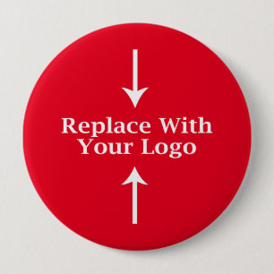 Badge Rond 10 Cm Modèle de bouton de logo d'affaires
