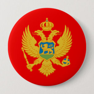 Badge Rond 10 Cm Monténégro
