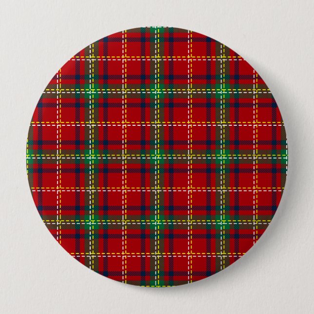 Badge Rond 10 Cm Motif de Noël 111 (Devant)