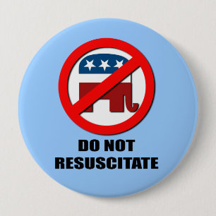 Badge Rond 10 Cm Ne ressuscitez pas