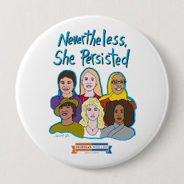 Badge Rond 10 Cm Néanmoins, elle a persisté bouton