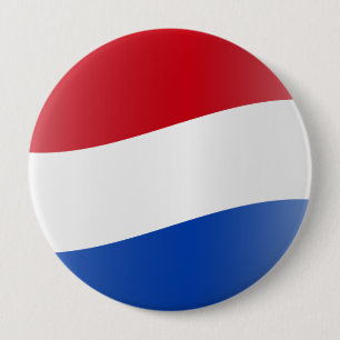 Badge Rond 10 Cm Néerlandais de Nuvola, Pays-Bas