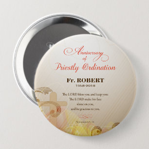 Badge Rond 10 Cm Nom et année faits sur commande, soixantième