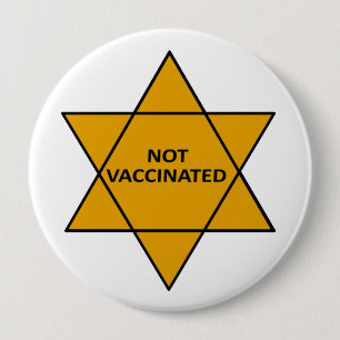 Badge Rond 10 Cm Not Vaccinated