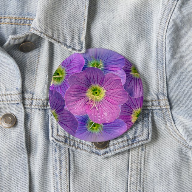 Badge Rond 10 Cm Nuances de violet (En situation)