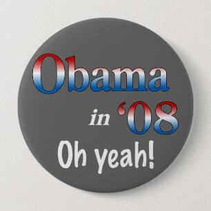 Badge Rond 10 Cm Obama dans 08