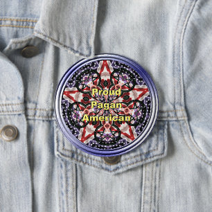 Badge Rond 10 Cm Pagan Patriot