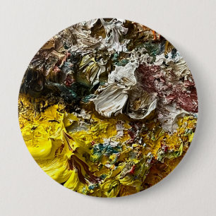 Badge Rond 10 Cm Palette de l'artiste #1