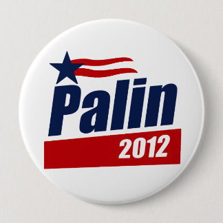 Badge Rond 10 Cm Pallin 2012 Poster bleu