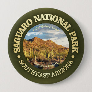 Badge Rond 10 Cm Parc national du Saguaro (NP2)