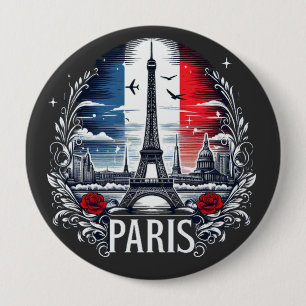 Badge Rond 10 Cm paris