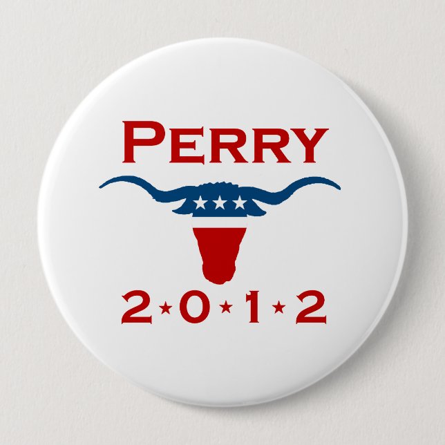 BADGE ROND 10 CM PERRY PARTY 2012 - (Devant)