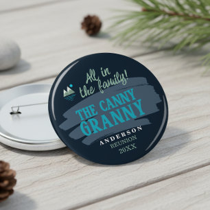 Badge Rond 10 Cm Personnages de famille Canny Granny ID1317
