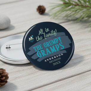 Badge Rond 10 Cm Personnages de Famille Grumpy Gramps ID1317