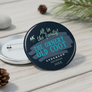 Badge Rond 10 Cm Personnages de la famille Le vieux coot grincheux