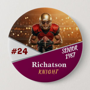 Badge Rond 10 Cm personnaliser modèle professionnel simple 4 pouces