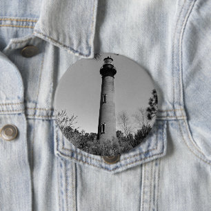 Badge Rond 10 Cm Phare de Currituck
