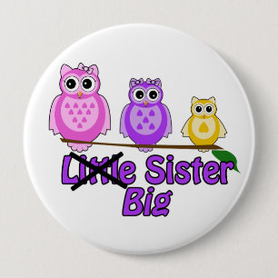 Badge Rond 10 Cm Pin de grande soeur