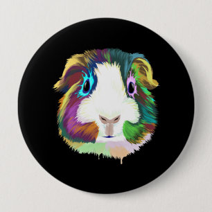 Badge Rond 10 Cm Pochon de Guinée