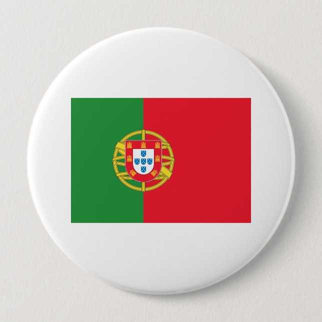 Badge Rond 10 Cm Portugal (Devant)