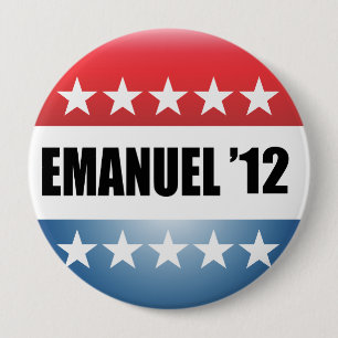 BADGE ROND 10 CM RAHM EMANUEL