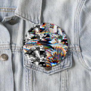 Badge Rond 10 Cm Rainbow Assault  Button