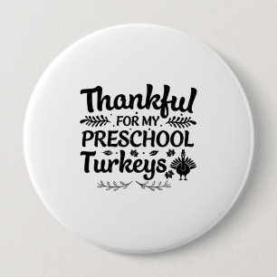 Badge Rond 10 Cm Remerciements Pour Mes Déchets D'École - Enseignan