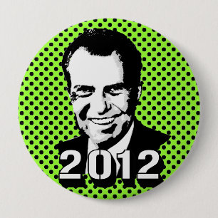 Badge Rond 10 Cm Richard Nixon 2012