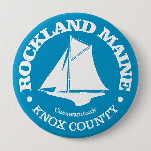 Badge Rond 10 Cm Rockland (sloop)