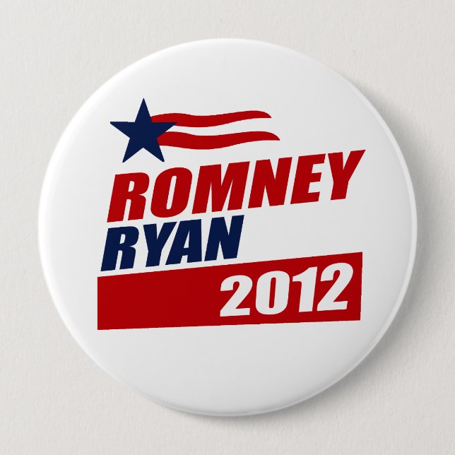 Badge Rond 10 Cm ROMNEY RYAN VP STAR BANNER.png (Devant)