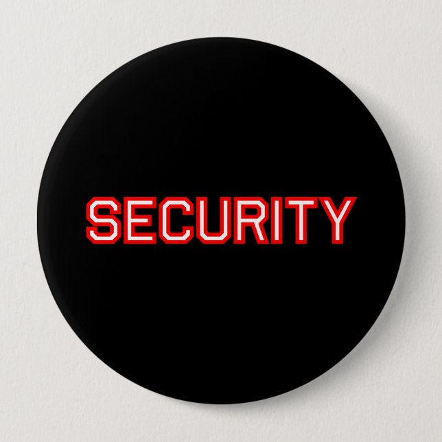 Badge Rond 10 Cm Sécurité (Devant)