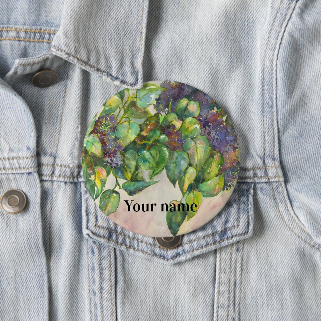 Badge Rond 10 Cm seringue (En situation)