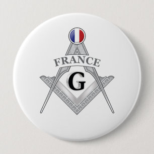 Badge Rond 10 Cm signe de la franc-maçonnerie française