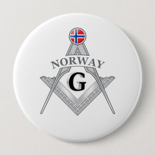 Badge Rond 10 Cm signe de la franc-maçonnerie néerlandaise