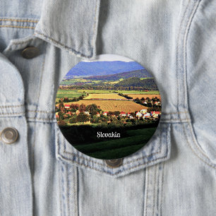 Badge Rond 10 Cm Slovaquie