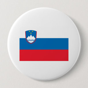 Badge Rond 10 Cm Slovénie