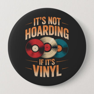 Badge Rond 10 Cm Son pas de thésaurisation si son vinyle