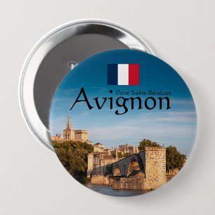 Badge Rond 10 Cm Souvenir d'Avignon