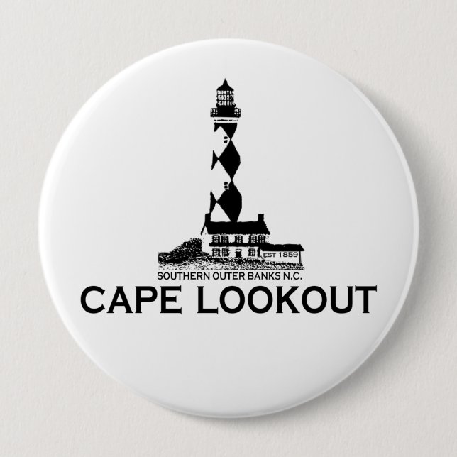 Badge Rond 10 Cm Surveillance de cap (Devant)