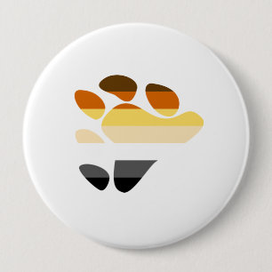 Badge Rond 10 Cm Symbole de l'ours