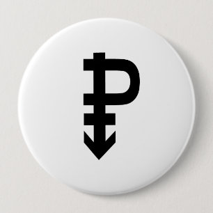 Badge Rond 10 Cm Symbole Pansexual