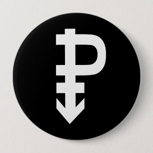 Badge Rond 10 Cm Symbole Pansexual -