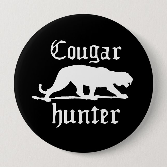 Badge Rond 10 Cm T-shirt COUGAR HUNTER (Devant)