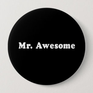 Badge Rond 10 Cm T-shirt de M. AWESOME