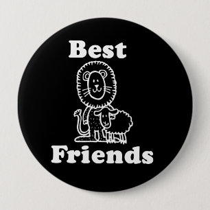 Badge Rond 10 Cm T-shirt MEILLEURS AMIS